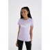 Детская футболка Puma No1 Logo QT Tee Junior Girls Vivid Violet
