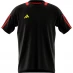 Мужская футболка с коротким рукавом adidas Classic 3 Stripe Sereno T Shirt Mens Black/Red