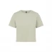 Женская футболка Pieces Crop Cotton T-Shirt Desert Sage