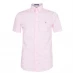 Мужская футболка с коротким рукавом Gant Broadcloth Gingham Shirt Pale Pink 637
