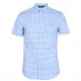 Мужская футболка с коротким рукавом Gant Broadcloth Gingham Shirt Pale Blue 468