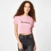 Женская футболка Jack Wills Eccleston Crop T-Shirt Pale Pink