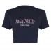 Женская футболка Jack Wills Eccleston Crop T-Shirt Navy