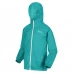 Regatta Kid Pack It III Waterproof Jacket Turquoise