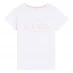 Детская футболка Jack Wills Kids Girls Forstal Logo Script T-Shirt Bright White