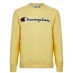 Мужской свитер Champion Logo Sweatshirt Yellow YS105