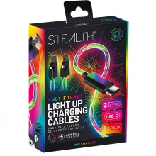 Детская футболка Stealth Stealth PS5/Switch RGB LED 2m Twin Charging Cables