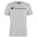 Мужская футболка Champion Logo T Shirt Grey EM031