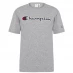 Мужская футболка Champion Logo T Shirt Grey EM525