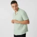 Мужская футболка с коротким рукавом Jack Wills Chiltern Short Sleeve Revere Shirt Pale Green