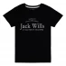 Детская футболка Jack Wills Kids Girls Forstal Script Logo T-Shirt Black