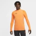 Мужской свитер Nike Dry Strike Drill Top Mens Total Orange