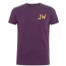 Мужская футболка Jack Wills Grendon Logo T-Shirt Purple