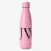 Jack Wills Metal Flask Water Bottle Pink