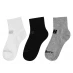 New Balance 3 Pack Ankle Socks Juniors White Multi