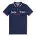 Jack Wills Kids Boys Script Tipped Polo Shirt Navy Blazer