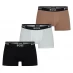 Boss Bodywear 3 Pack Power Boxer Shorts Brwn/Blk/Wht