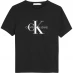 Calvin Klein Jeans Junior Monogram T Shirt Black