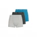Calvin Klein Pack Cotton Stretch Trunks Gry/Grey/Teal