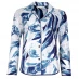 Женская пижама Cyberjammies Printed Long Sleeve Pyjama Set Blue Floral