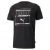 Puma Graphic QT T Shirt Mens Black