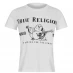 True Religion Buddha Logo T Shirt White/Black