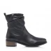 Dune London Pagers Heeled Ankle Boots Black Lth 484