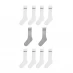 Donnay 10 Pack Quarter Socks Mens White