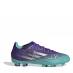 adidas X .3 Junior FG Football Boots Purple/Silver