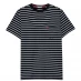 Jack Wills Rugbey Stripe T-Shirt Navy