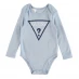 Guess Guess Triangle Logo All In One Baby Frosted Blue