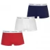 Calvin Klein Pack Low Rise Trunks Nvy/Wht/Red