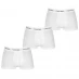 Calvin Klein 3 Pack Low Rise Boxer Shorts Mens White