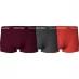 Calvin Klein 3 Pack Low Rise Boxer Shorts Mens Rhone/Char/Orng