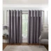 Maison Faux Silk Curtain Grey