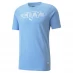 Мужская футболка с коротким рукавом Puma Manchester City Core T Shirt Mens Blue