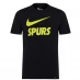 Мужская футболка с коротким рукавом Nike Tottenham Hotspur T Shirt 2021 2022 Mens Black