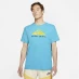 Мужская футболка с коротким рукавом Nike Short Sleeve Trail T Shirt Mens Chlorine Blue