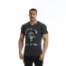 Мужская футболка с коротким рукавом Golds Gym Printed T Shirt Mens Charcoal Marl