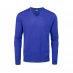 Мужской свитер Oscar Jacobson Merino V-Neck Sweater Royal Blue