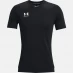 Мужская футболка с коротким рукавом Under Armour Armour Accelerate Premier Tee Black/White