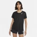 Женская футболка Nike Short Sleeve Race Top Ladies Black