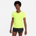 Женская футболка Nike Short Sleeve Race Top Ladies Volt/Reflect