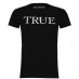 True Religion True Religion Slim Fit Logo T Shirt Onyx 1001
