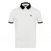 EMPORIO ARMANI Dark Collar Polo Shirt White 01F9