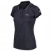 Regatta Womens Remex II Polo T-Shirt Black
