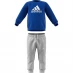 Детский спортивный костюм adidas Badge of Sport Jogger Set Kids Blue/Grey/Wht