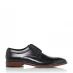 Dune London Dune Sparrows Leather Gibson Shoes Black 484