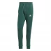 adidas Essentials Fleece Tapered Cuff 3-Stripes Joggers M Col Green/White