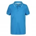 Island Green Golf Polo Shirt Junior Sky Azure